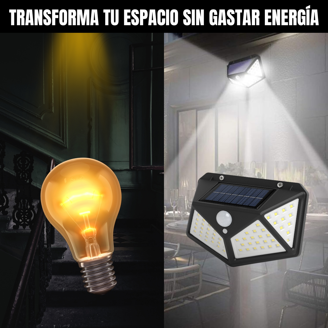 Arbotante LED Solar Minimalista – Iluminación Exterior