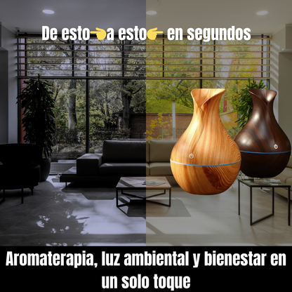 Difusor Inteligente de Aromatizantes con Luz LED
