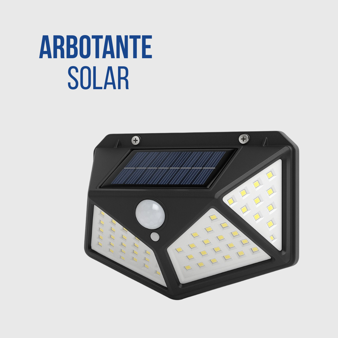 Arbotante LED Solar Minimalista – Iluminación Exterior