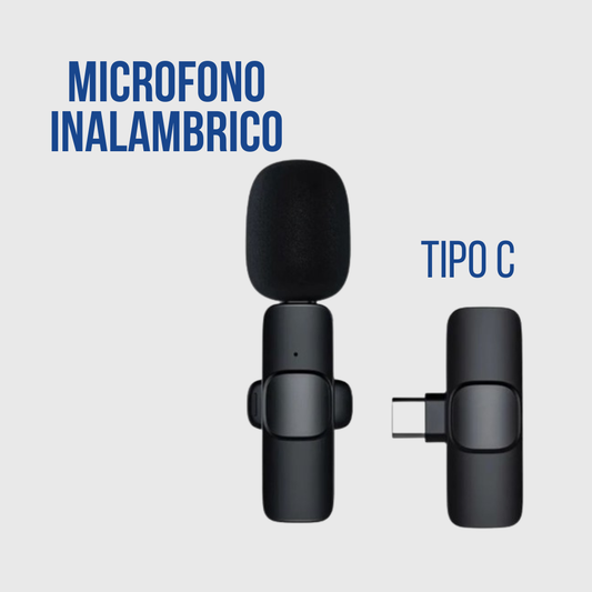 Micrófono Inalámbrico USB-C – Grabación con Calidad