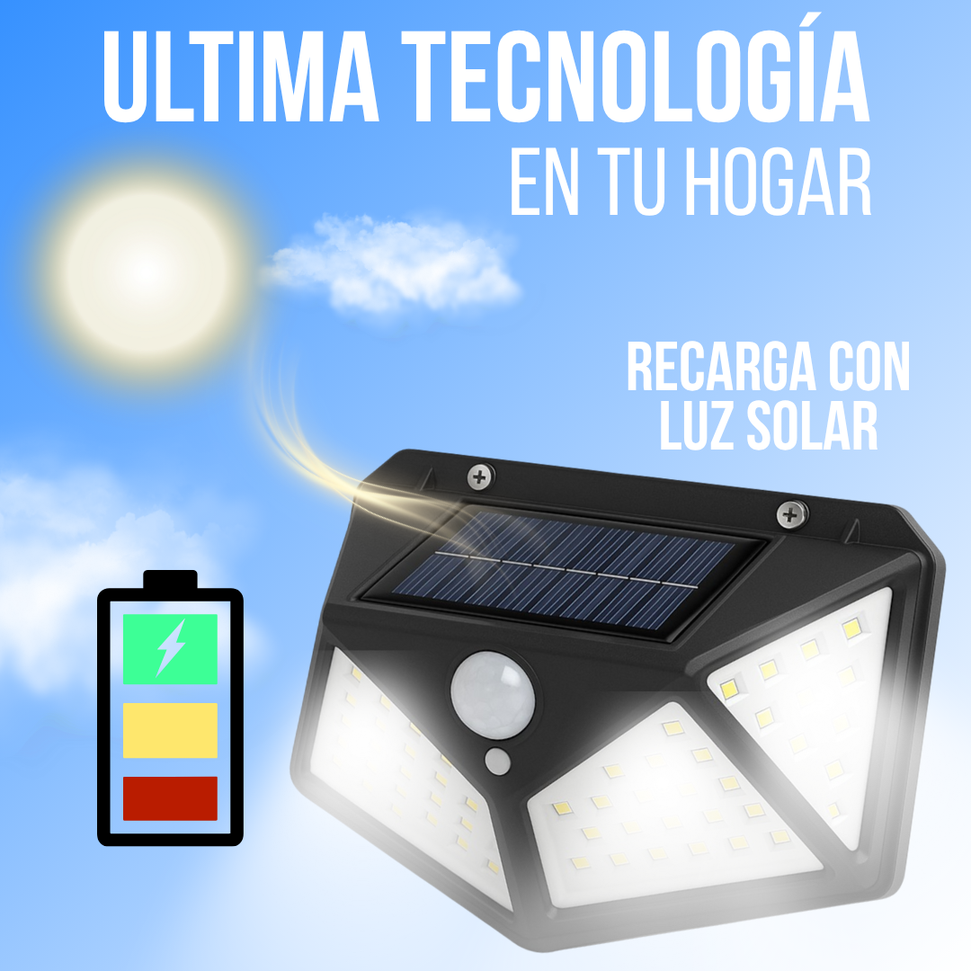 Arbotante LED Solar Minimalista – Iluminación Exterior