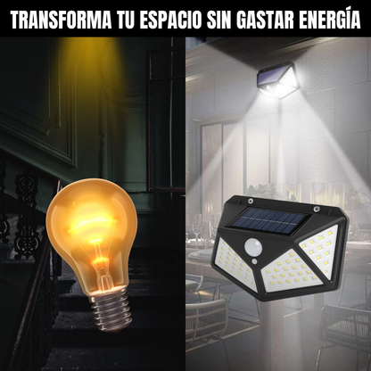 Arbotante LED Solar Minimalista – Iluminación Exterior