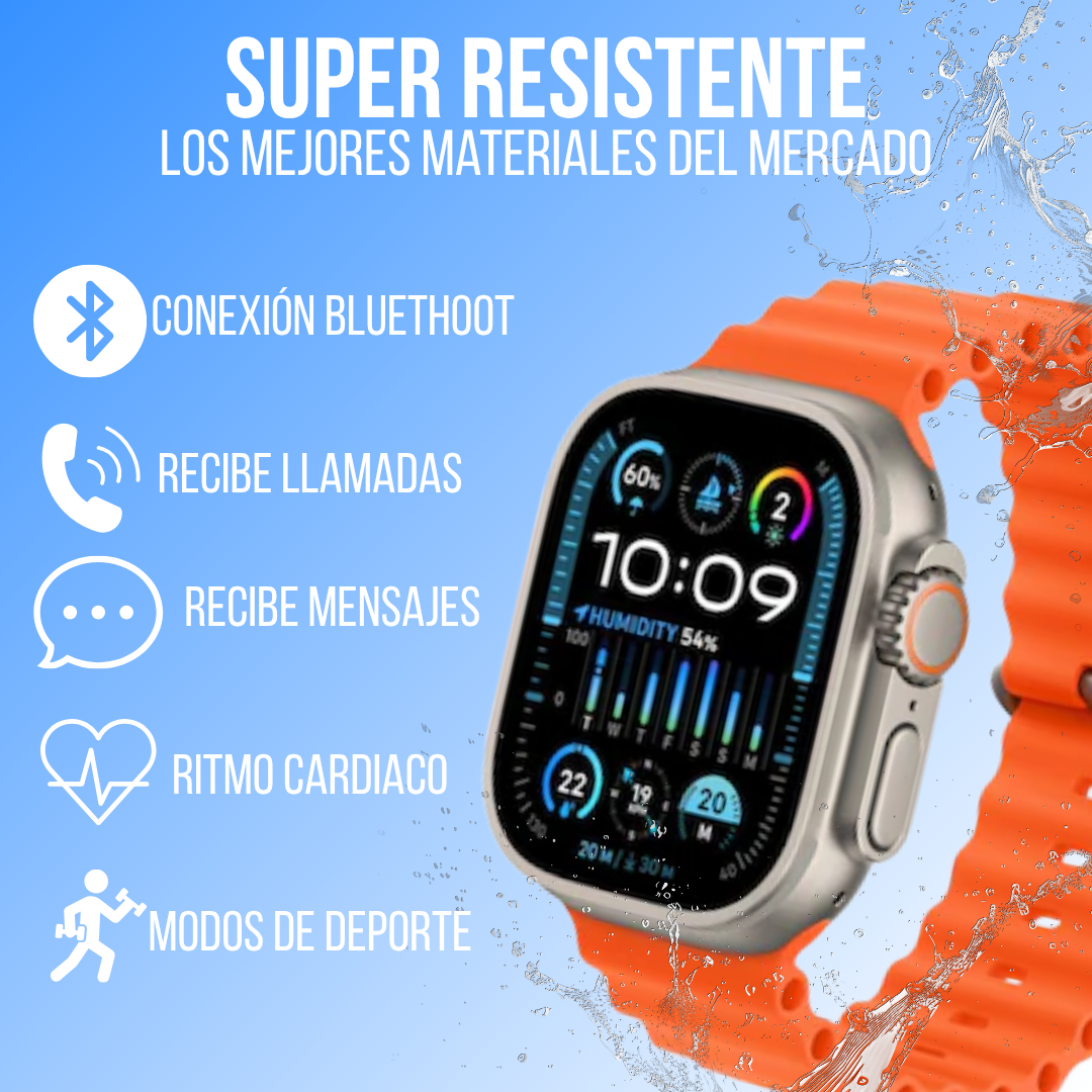 Reloj Inteligente – Pantalla Grande, Funciones Pro... La Mejor Alternativa Al Apple Watch